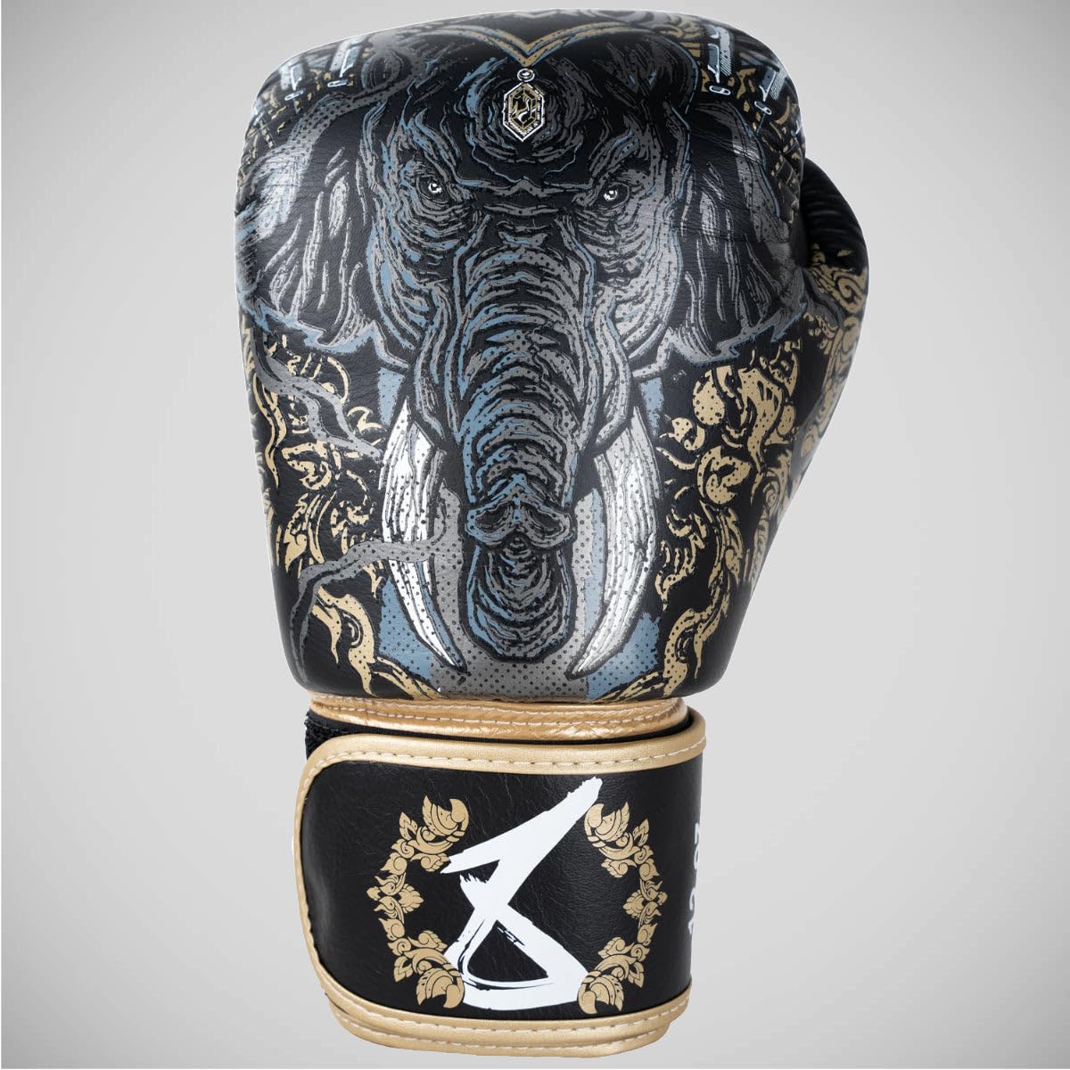 8 Weapons Three Elephants 2.0 - Guantoni da boxe nero/oro