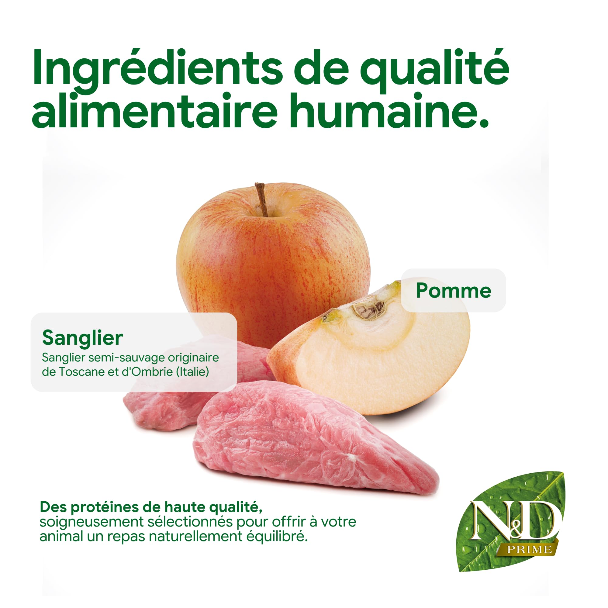 N&D Prime Sanglier & Pomme Adulte 5.00 kg