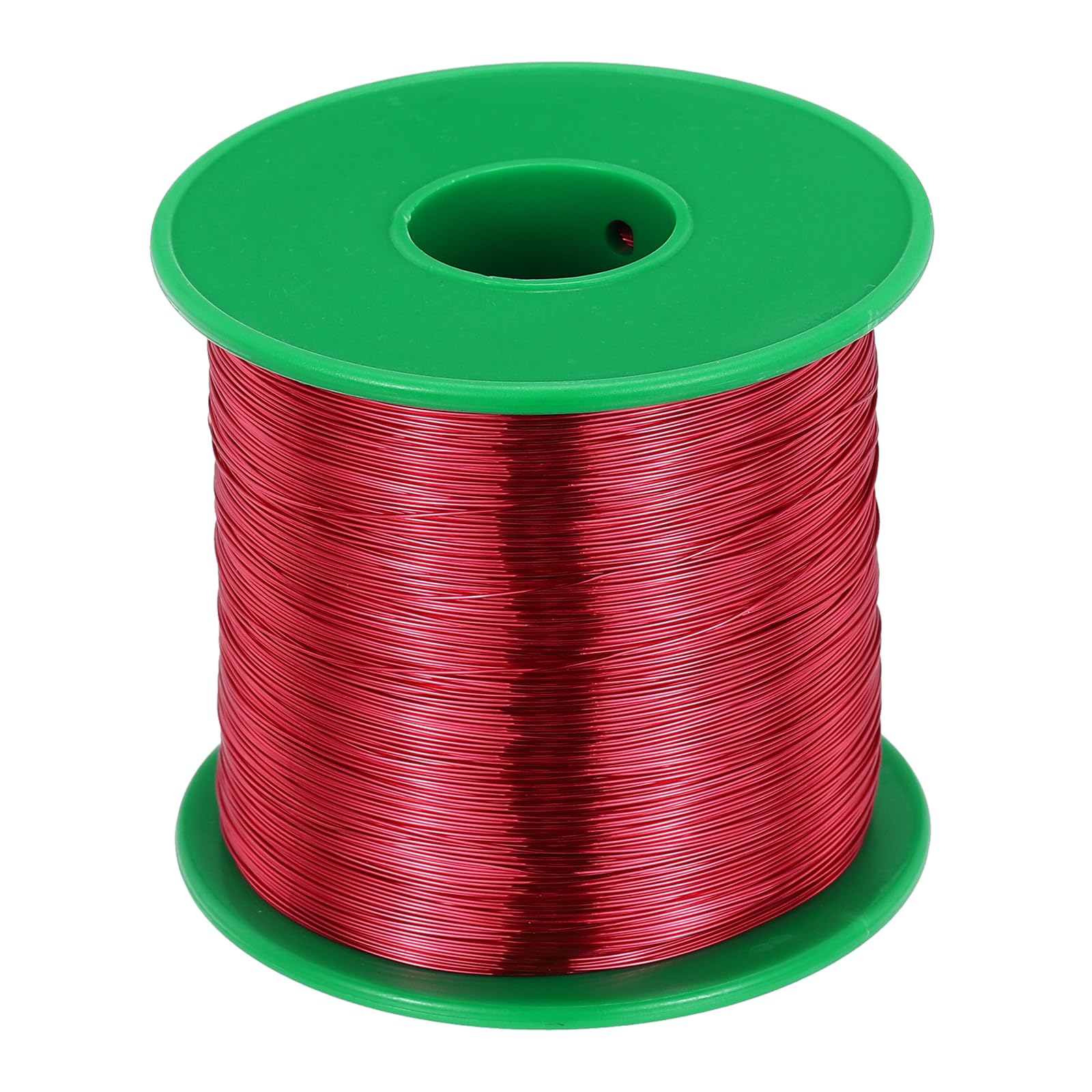 sourcing map Filo magnetico 28 AWG, filo di rame smaltato calibro 28, bobina magnetica da 0,5 kg per trasformatore, motore, elettrico, 155C (311F)
