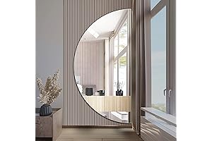 Half Circle Mirror for Wall, Illuminate Your Home with Sophistication and Modern Elegance