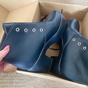 Amazon | [Yj6x] ブーツ ショートブーツ 編み上げブーツ 24.0cm