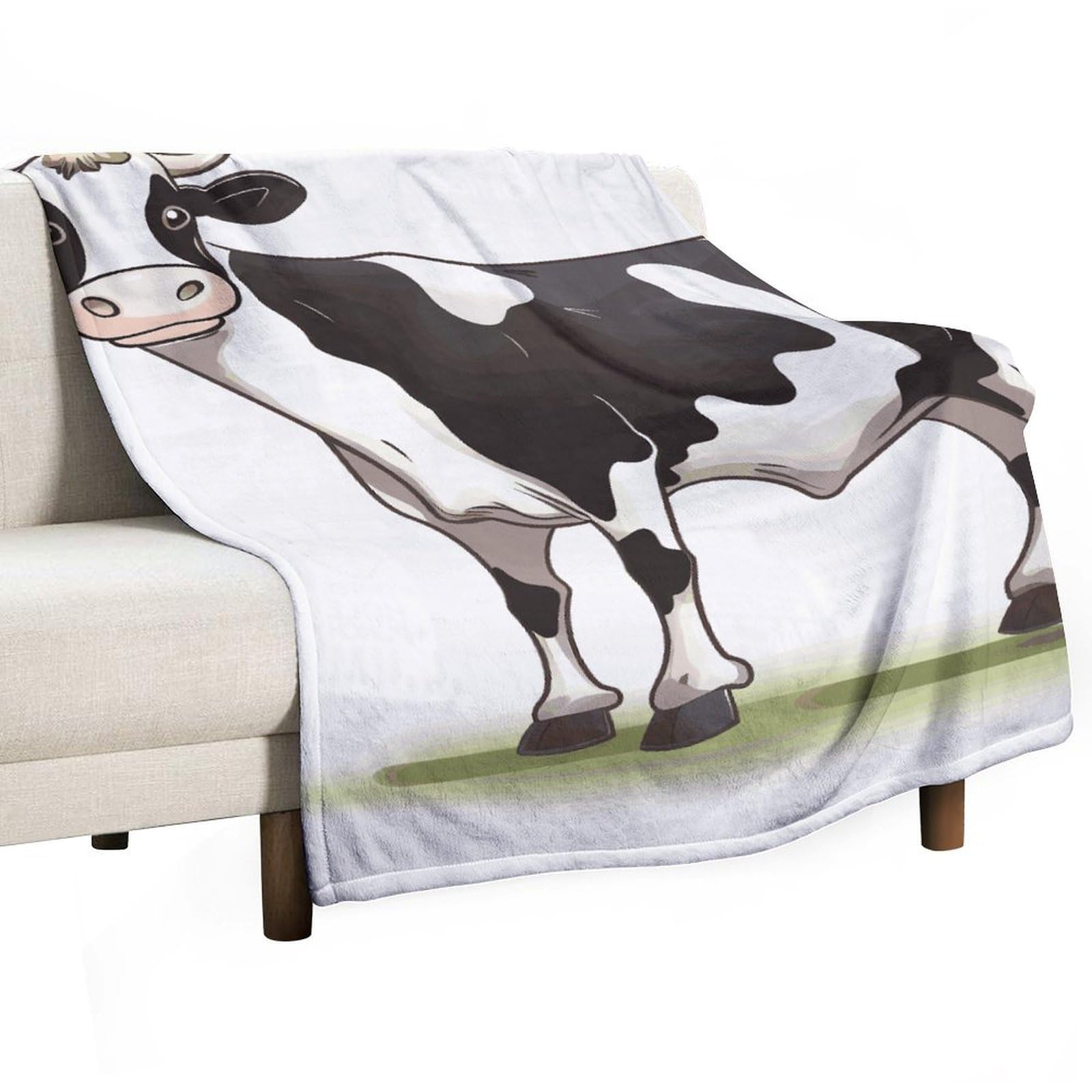 Couverture polaire vache compacte et chaude pour en finir avec les plaids lourds
