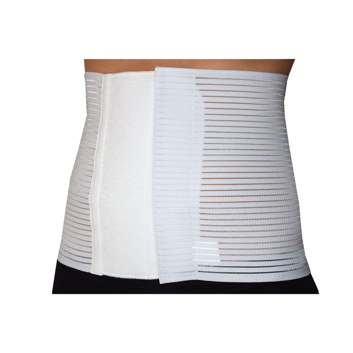 BODYPERFECT Fascia addominale Post operatoria Unisex contenitiva Post parto operazione Allevia mal di schiena chiusura regolabile X-LARGE