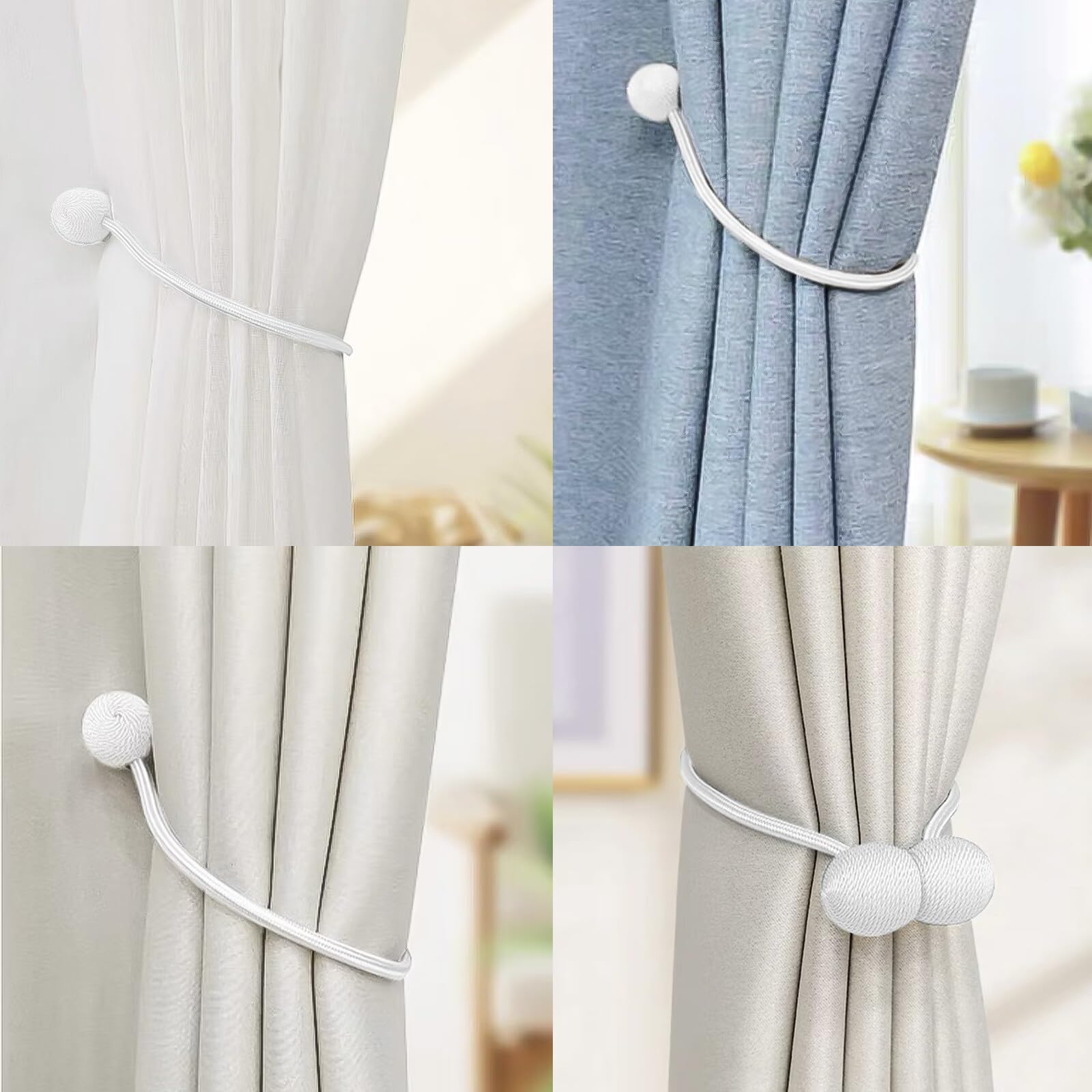 Amazon｜Coollooda カーテン タッセル カーテン留め飾り (2個セット