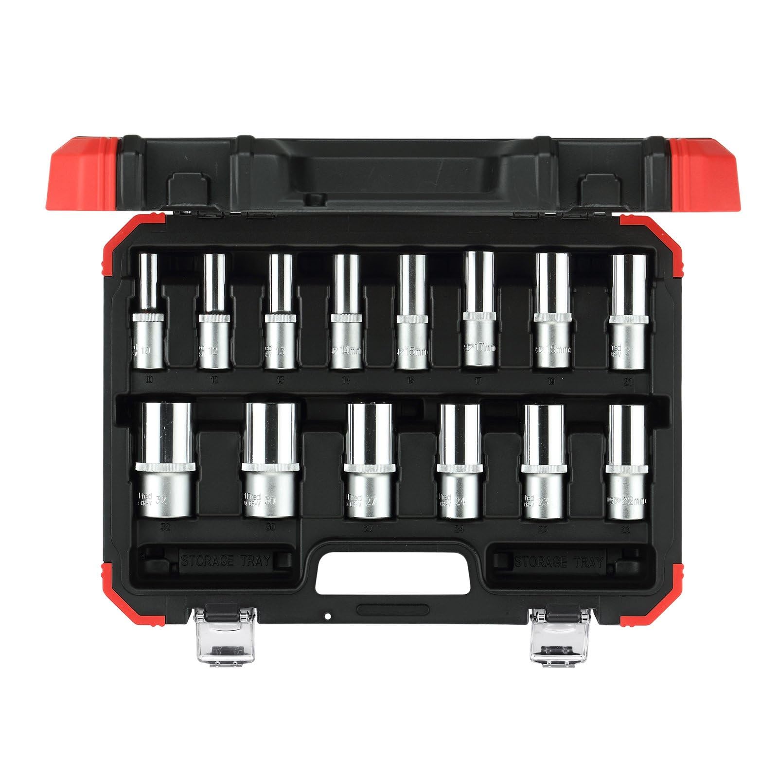 Gedore RedSocket Spanner Set 1/2 Inch Long Design 14 Pieces