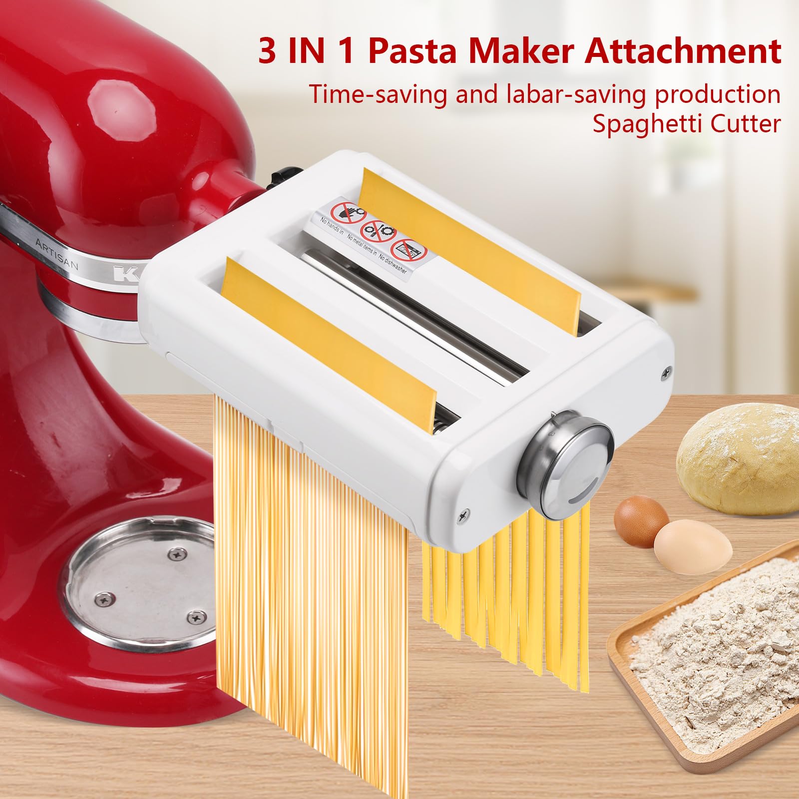 Pasta Attachment For Kitchenaid Stand Mixer Metal Pasta Maker