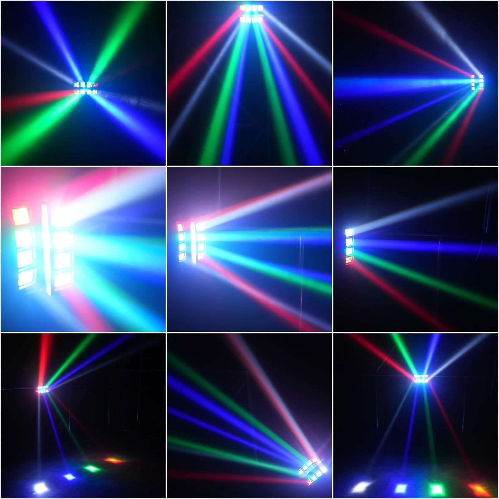 Lampada proiettore, Luce A Testa Mobile A LED Mini Spider Light Effetto Di Illuminazione Da Palco Adatto For DJ Disco Party Matrimonio Bar Club Teatro ,per feste di compleanno e ballo di Halloween