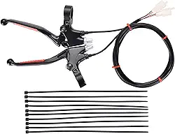 GOOFIT Substituição da alavanca de freio do guidão de 22 mm para bicicleta motorizada, mini bicicleta, scooter elétrica