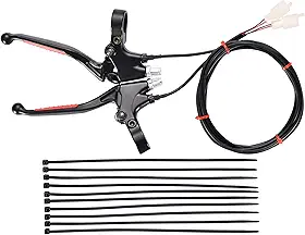 GOOFIT Substituição da alavanca de freio do guidão de 22 mm para bicicleta motorizada, mini bicicleta, scooter elétrica