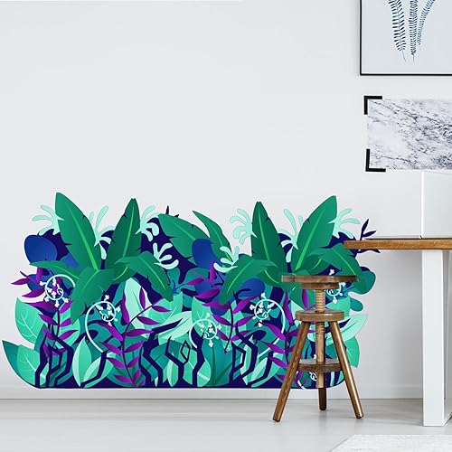 chromantics Palma fiesta Mural calcomanía para pared, diseño tropical jungle calcomanía por