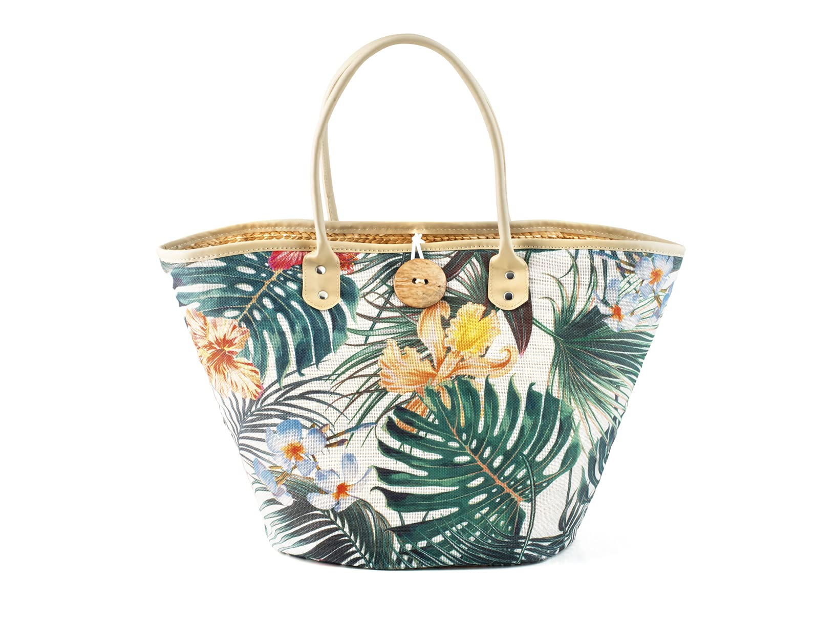 Sac en plastique et paille H&H résistant 20 x 30 cm pour rangement