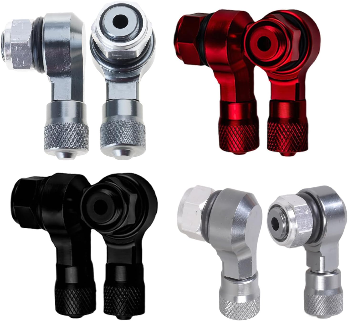 Motorcycle Modification Accessories Aluminum Tubeless Tyre Valves Stem for Most Motorbike Replacement Tire Stems Motorcycle