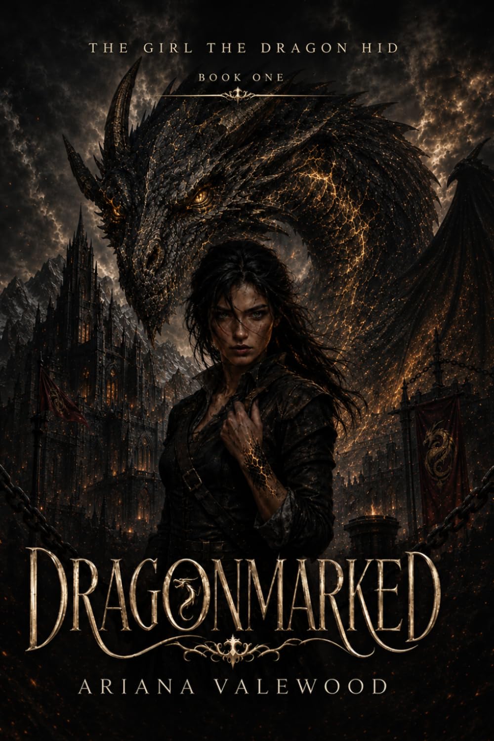 Dragonmarked: A Dark Dragon Rider Fantasy Romance with Forbidden Magic, Academy Secrets, and a Morally Grey Hero: 1 (The Girl the Dragon Hid)