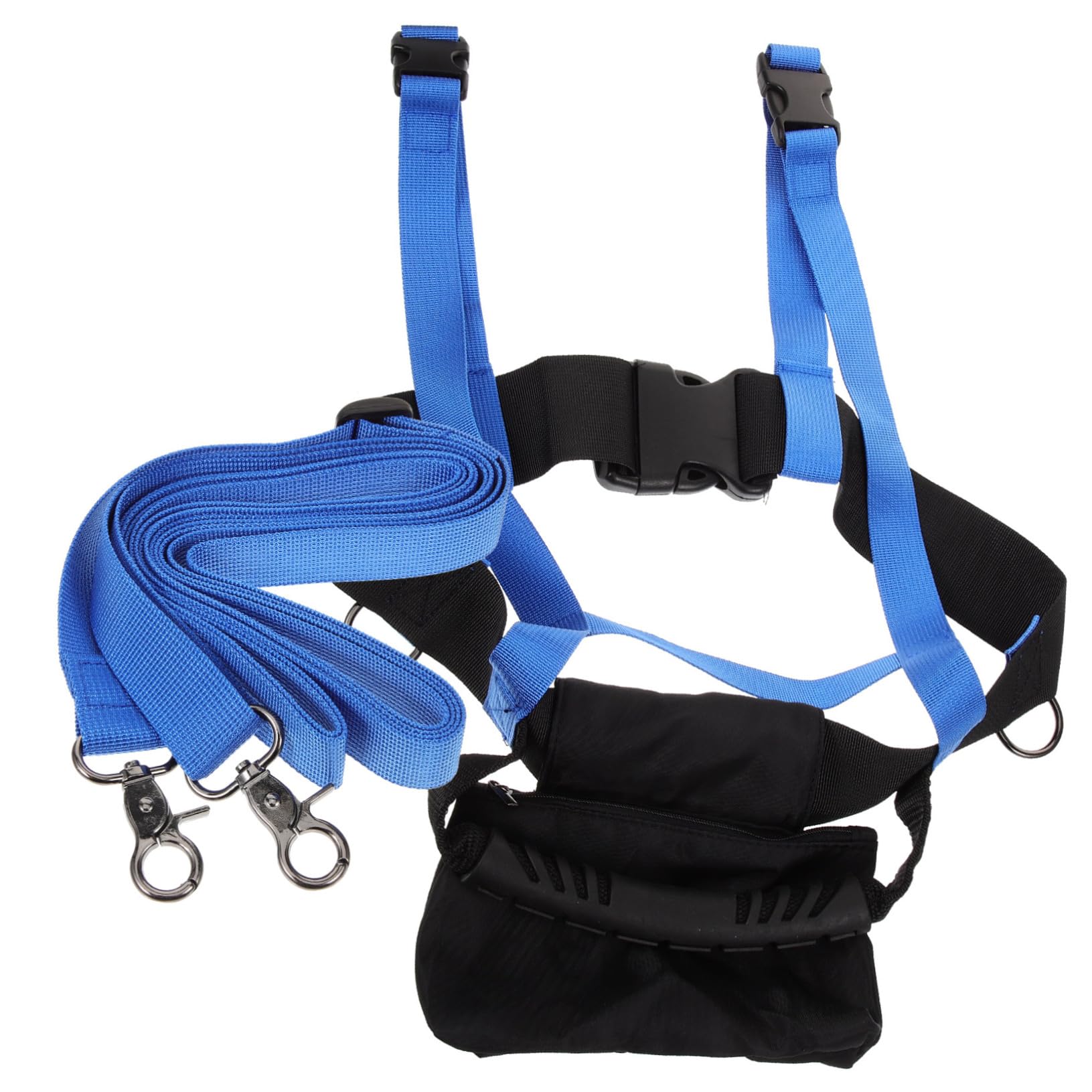 Harnais de Ski Garçon et Filles Bleu en Nylon Polyester pour Entraînement
