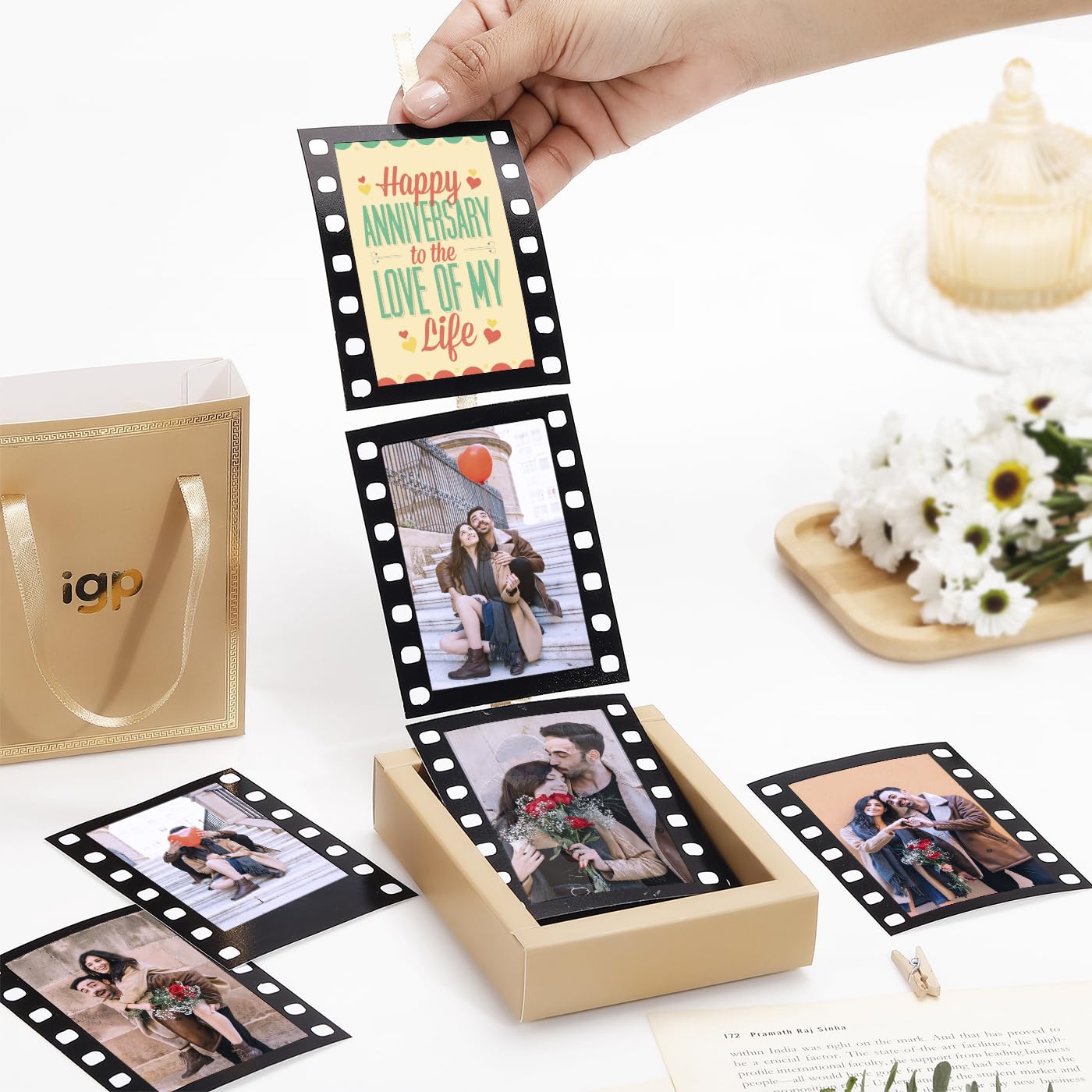 IGP – Happy Anniversary Personalized Popup Box