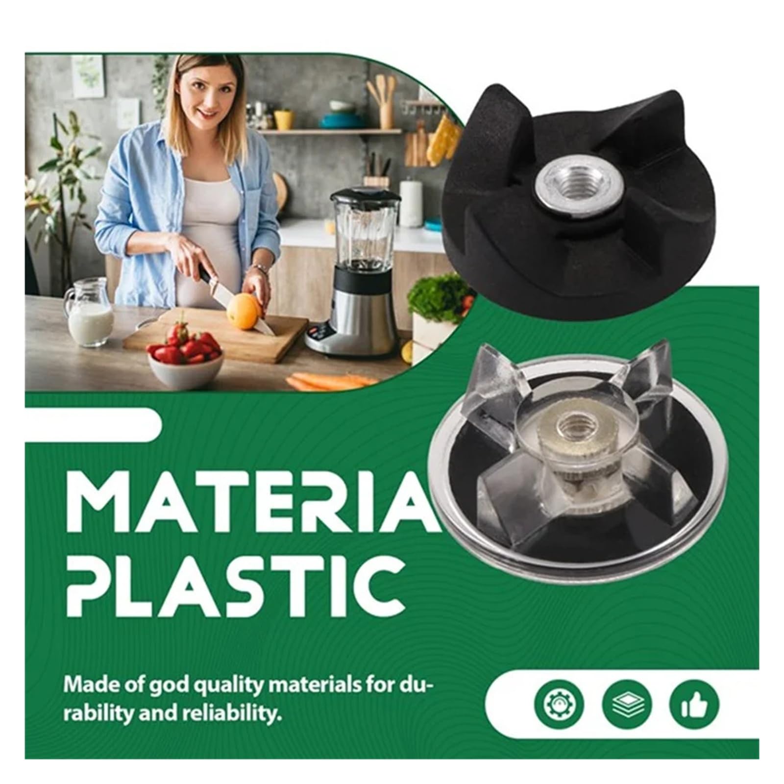 Compatible con Nutribullet, juego de cuchillas y juntas de 600/900 W