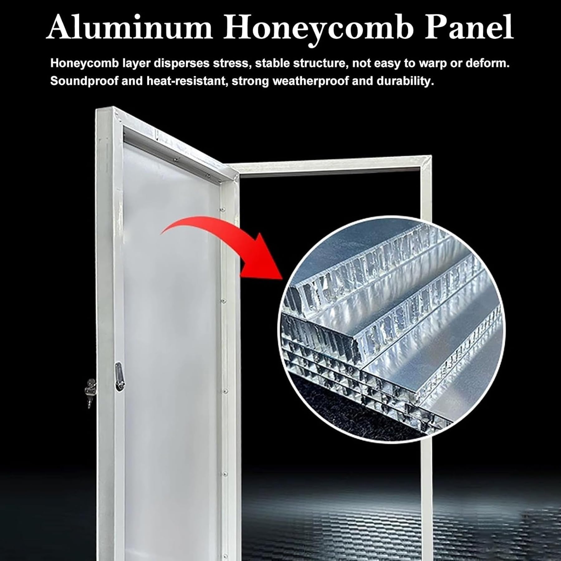 Placa de acceso de aleación de aluminio, placa de acceso para paneles de yeso, cerradura de metal blanco para puertas sanitarias, eléctricas, HVAC (51 x 127 cm)