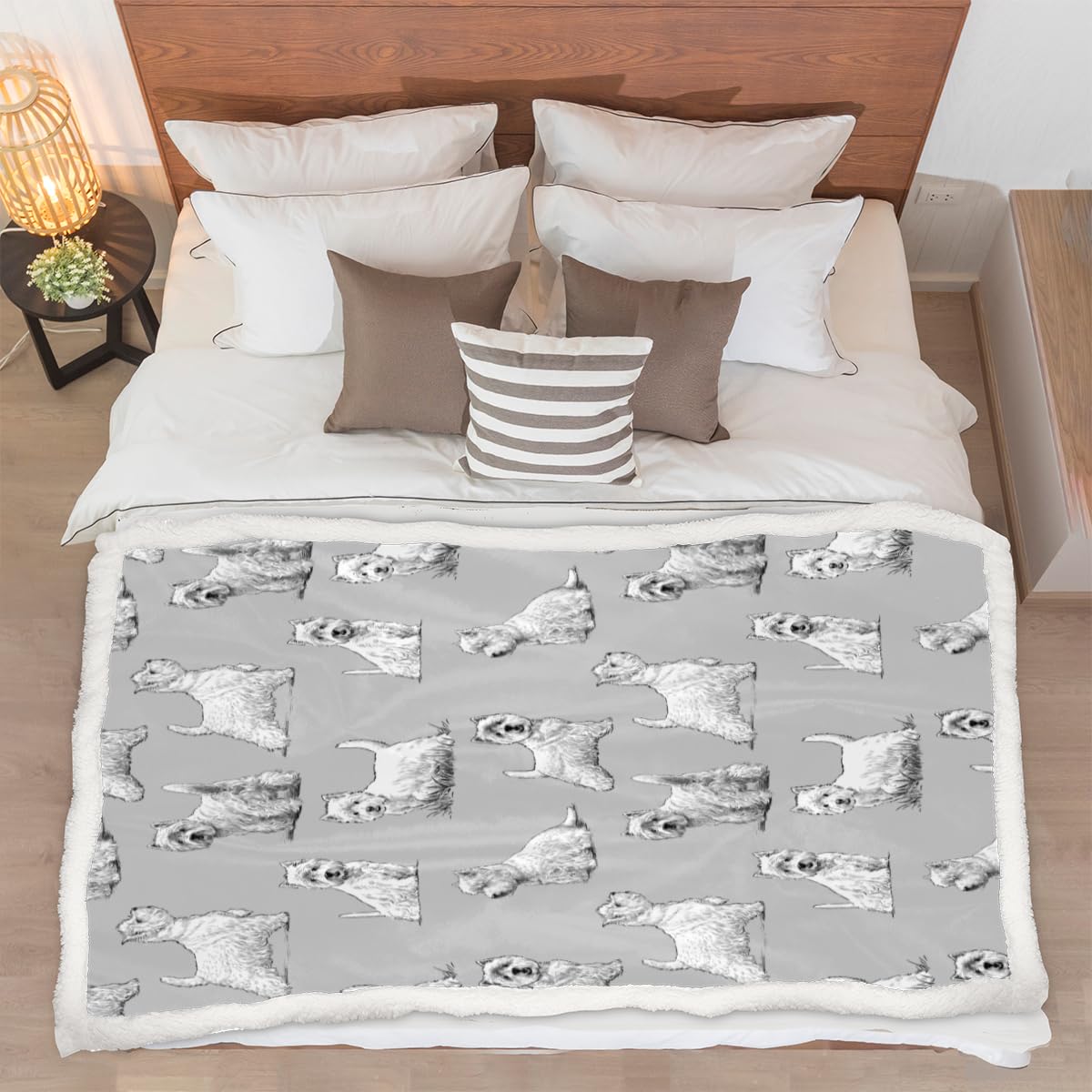 Coperta In Pile Con Stampa Riccio – Morbida E Leggera 127x152 Cm, Per Divano E Letto - 2