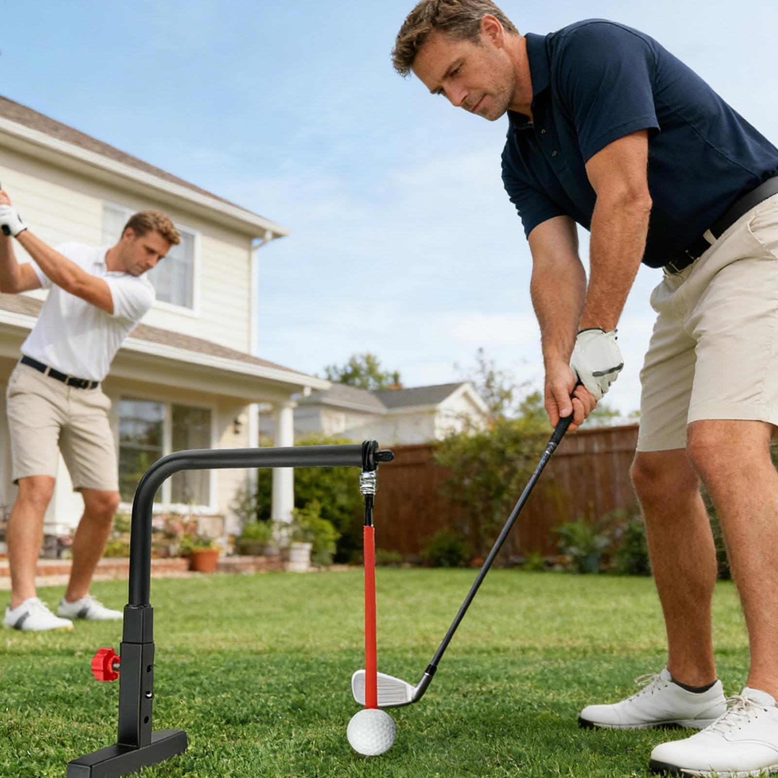 Altalena da golf, supporto regolabile per allineamento in altezza