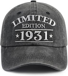 XacaYuerp Limited Edition 1930 1931 1932 1933 1934 1935 1936 1937 1937 1939 Hat, Funny Embroidered Baseball Cap for Women Men