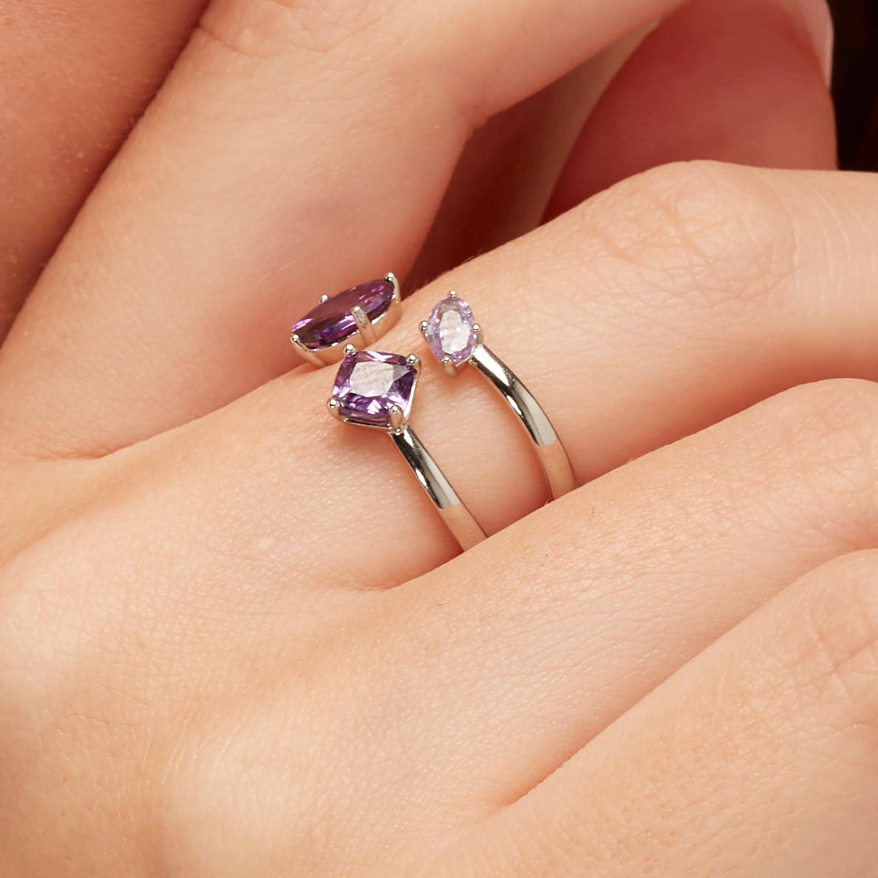 Brosway Anello Donna in Argento e Magic Purple | Collezione Fancy - FMP16