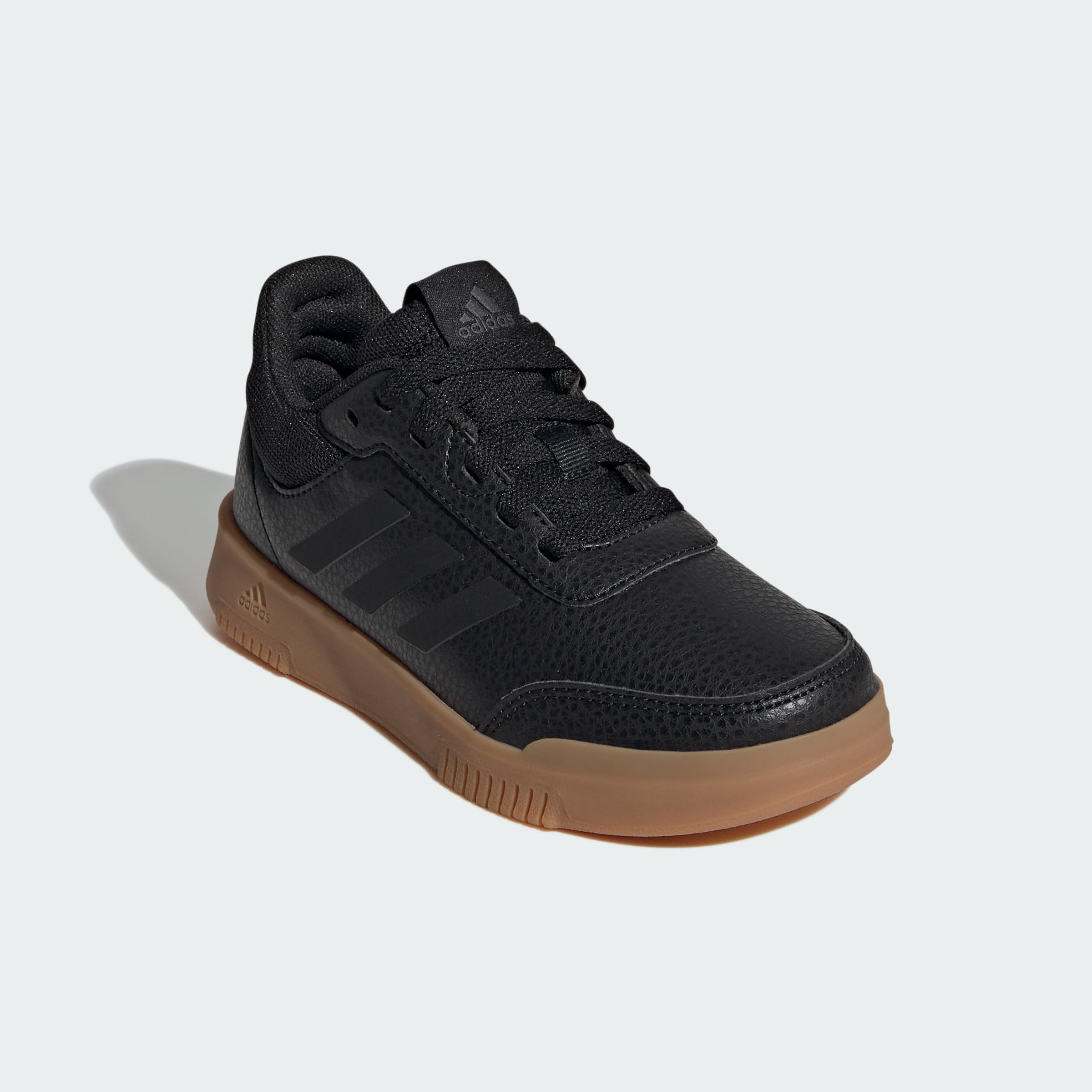 adidas Uniseks - dzieci Tensaur Sport Training Lace Shoes, Core Black/Core Black/Beige, 28 1/2 EU