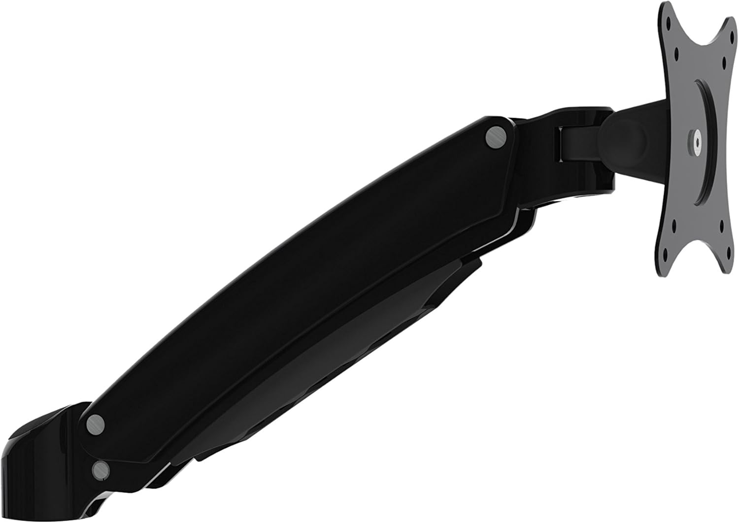 Duronic Spare Arm DML5S1 | DM55 Whole Arm and VESA Head | Compatible with All Duronic Desk Mount Poles | Black | Steel | VESA Head Rotates 360°, Tilts +85°/-90° | Fits VESA 75/100