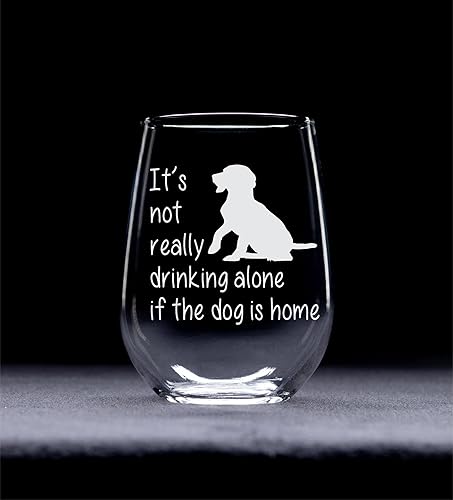 Miniatura 7 de C M The Dog is Home - Copa de vino sin tallo para mujeres y hombres, 17 onzas, regalo para amantes de los perros para él y ella (estilo D2)
