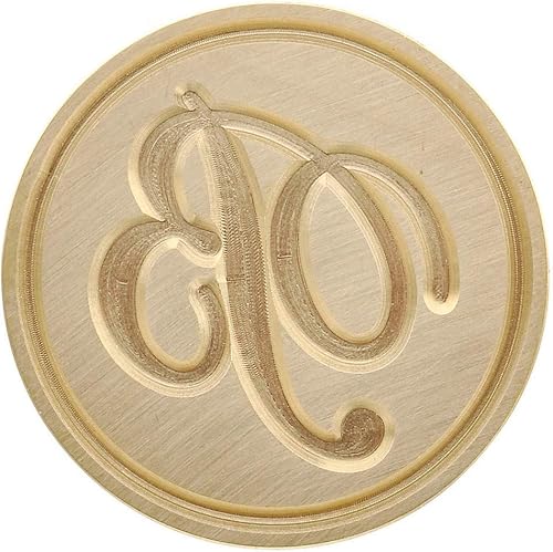 Miniatura 2 de Yoption - Kit de sellos de cera con letra B, juego de sellos de cera con letras iniciales vintage con letras iniciales del alfabeto (B)