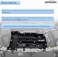 Vista 5 de NOVAPARTS Kit de cubierta de válvula de motor con juntas y pernos para Chevrolet Chevy Cruze Sonic Volt Trax Buick Encore Cadillac ELR 1.4L 25198877