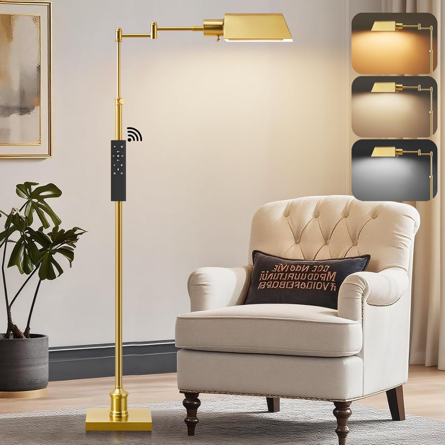 FlexGlow Pharmacy Floor Lamp for Office Reading Lighting