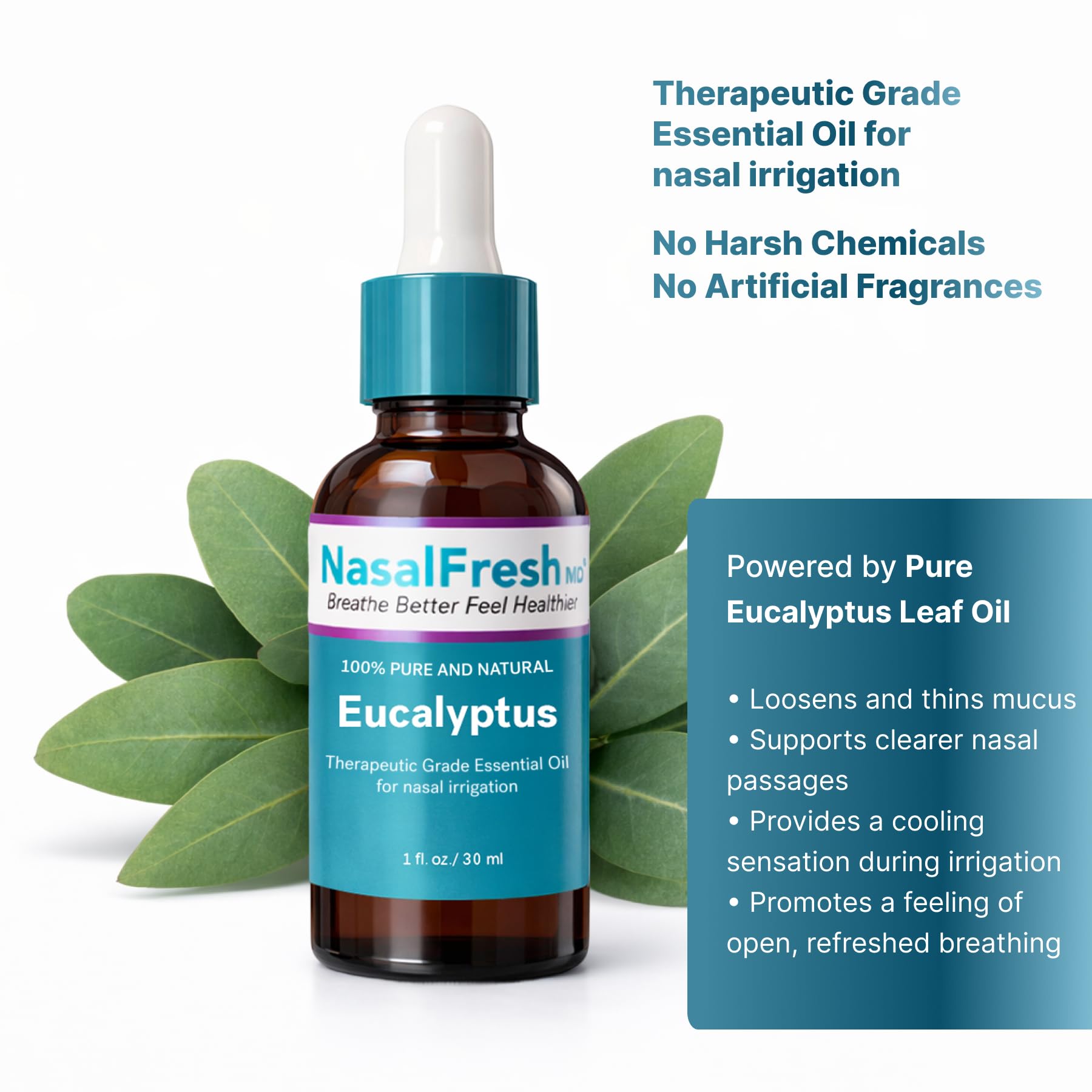 NASALFRESH MD Sinus Rinse Additive, Essential Oil -Eucalyptus — Amazon image 3