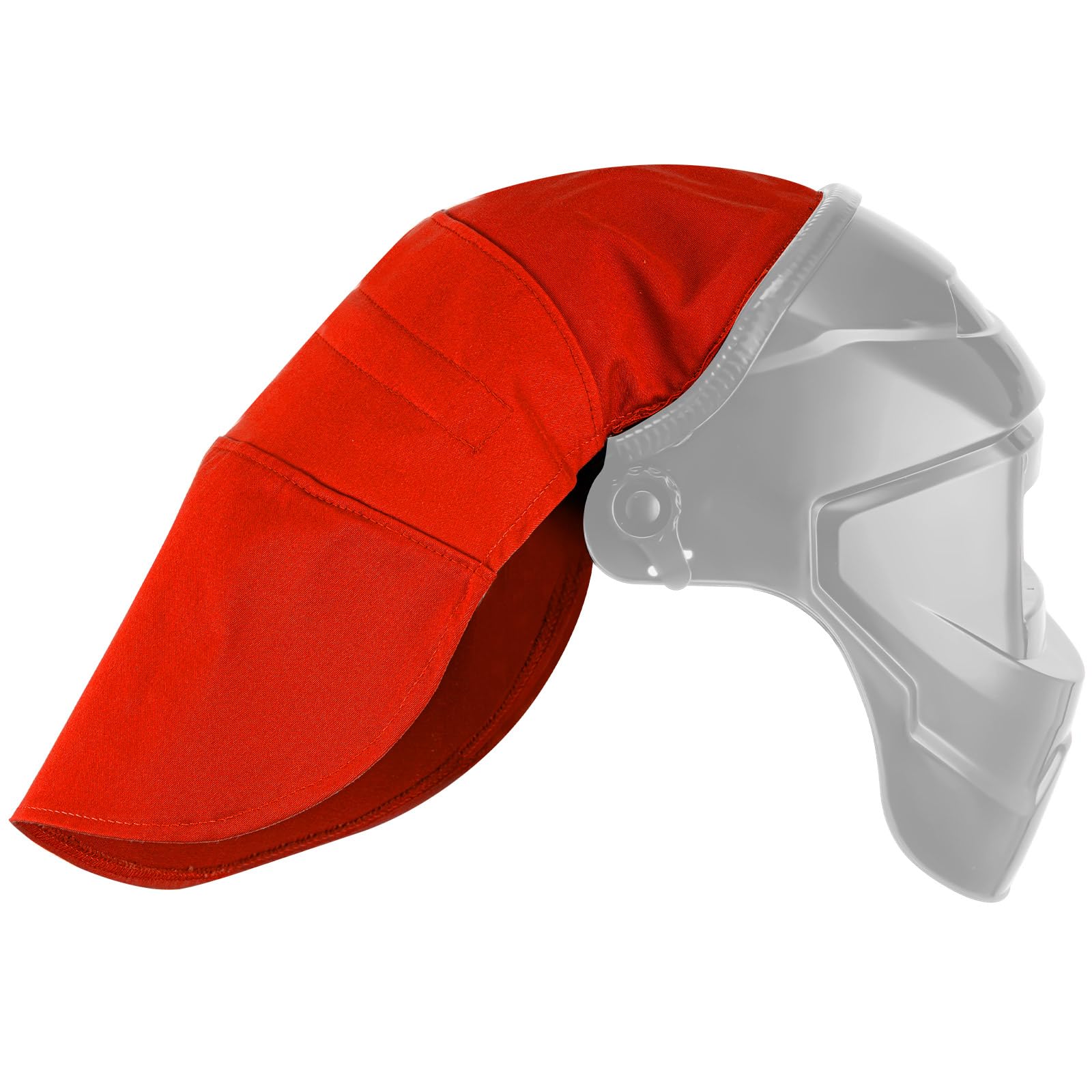 Jecery Welding Helmet Cover Fr Cotton Welding Helmet Bib Extended Head Neck Cover with Press Fit Seal Full Protection Hood Accessories Head Neck