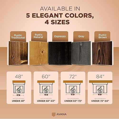 Miniatura 9 de Muestras de color de madera de pino natural Avana - Encuentra tu combinación perfecta para estantes de repisa - Muestras de madera auténticas - 5