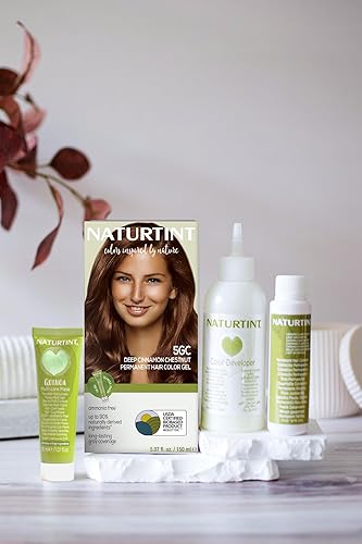 Vista 125 de Naturtint - Tinte permanente para el cabello, Paquete de 6, marrón claro (Light Chestnut Brown)