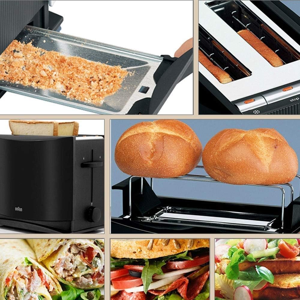 Bread machine- Automatic Machine, Stainless Steel Maker, Non-stick Pan,Crust Colors