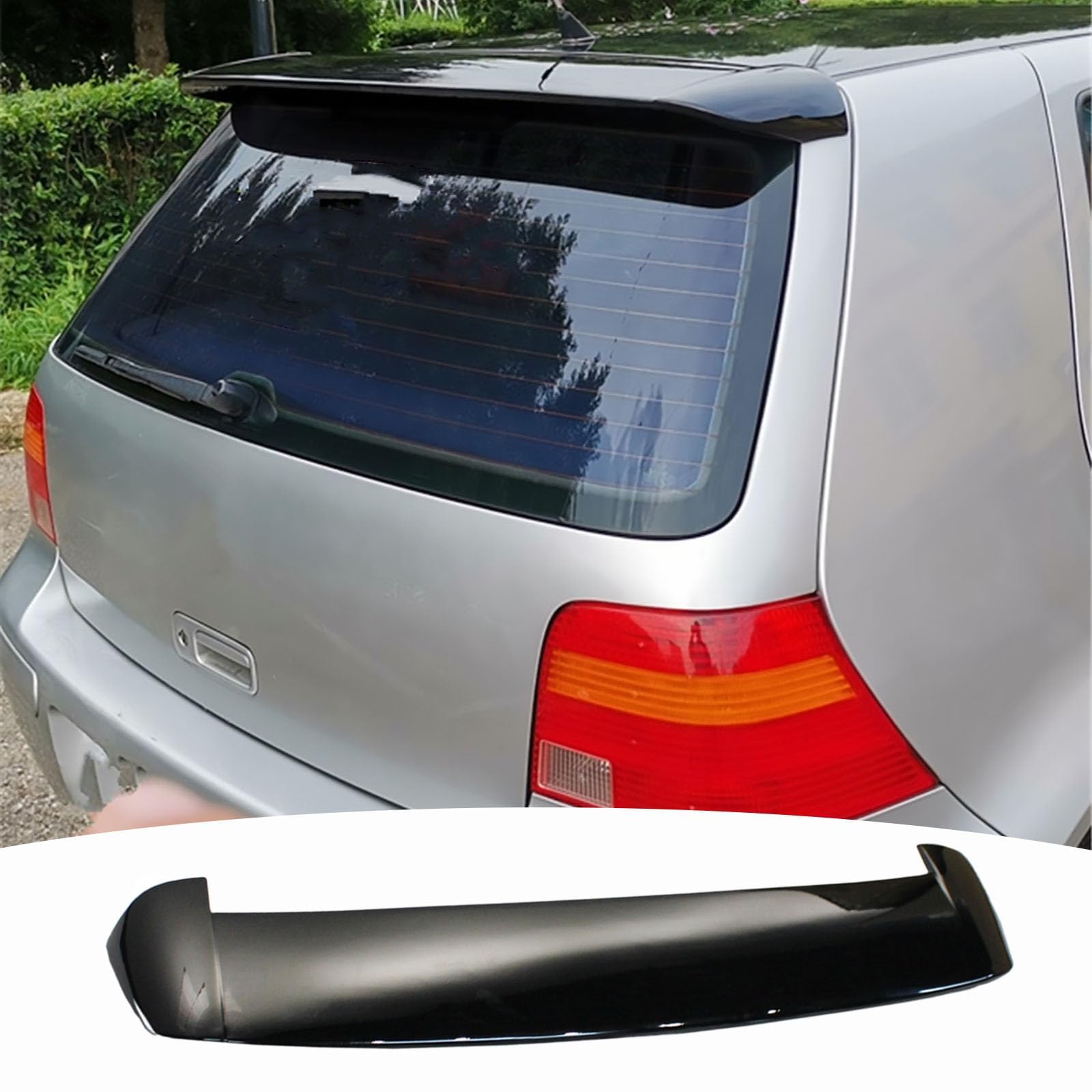 Wjwmaoxj Car Rear Roof Spoiler Boot Wing For Vw Golf Mk4 R32 Gti 1998-2005,Rear Trunk Spoiler Car Modification Accessories