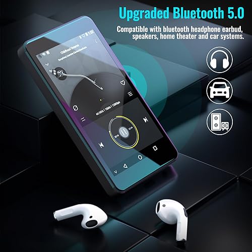 Miniatura 4 de Reproductor de MP3 para niños con control parental, Spotify Kids, Spotify, Audible, Tienda Music, reproductor de música MP4 IPS de 4.0 pulgadas de