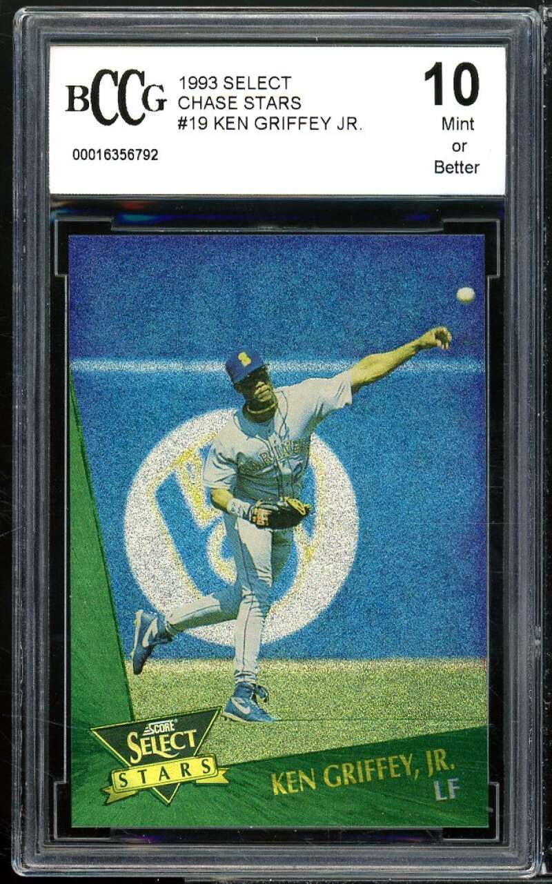 Amazon.com: 1993 Select Chase Stars #19 Ken Griffey Jr. Card BGS