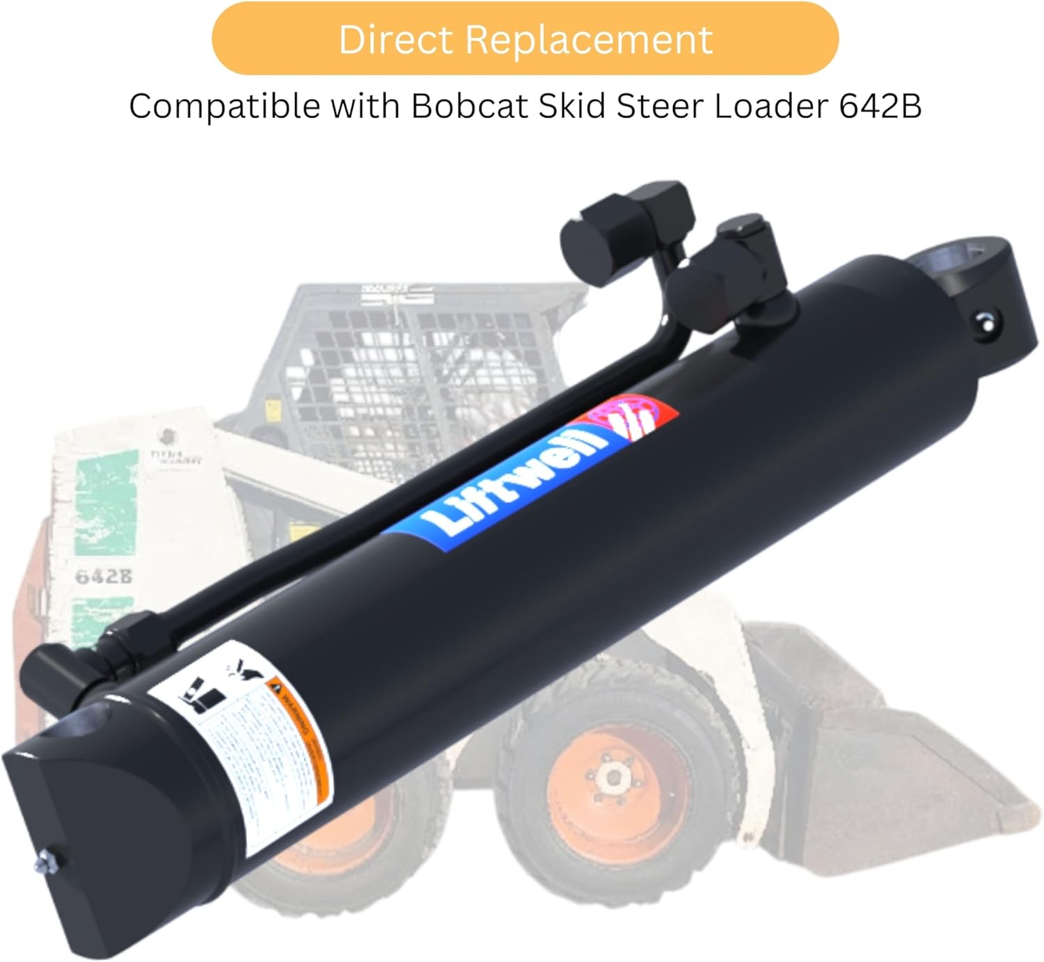 Hydraulic Cylinder Bucket Tilt Cylinder 7104437 6593398 6539810 6598067 Compatible With Bobcat Skid Steer Loader 630 631 632 641 643 645 730 731 732 741 742 743