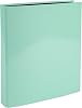 Exacompta - Ref. 51563E - 4 D-ring binder 25 mm - film coated edge and black end - Aquarel - external dimensions 315x270 mm - A4 file format - pastel green colour