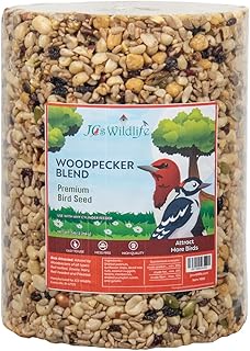 JCs Wildlife Woodpecker Blend Bird Seed Large Cylinder, 5 lb