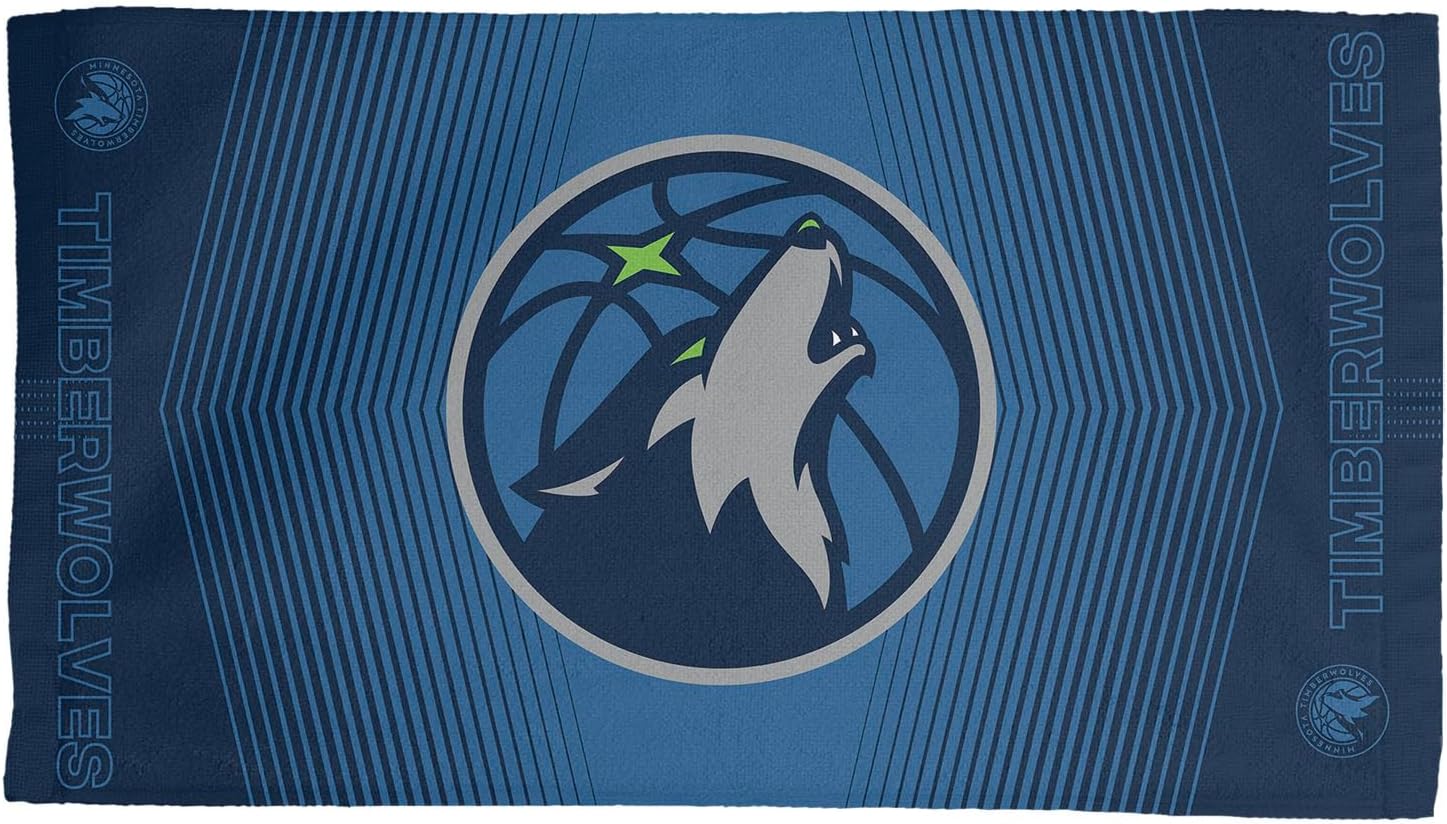 NORTHWEST Minnesota Timberwolves NBA Hussle Micro Fiber Sports Towel 24 x 42 Inches