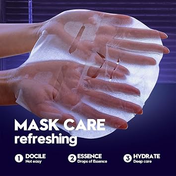10PCS Men's Face Mask Set, Skincare for Cleansing, Hydrating, Oil Control & Refreshing, Skin Care Gift Set for All Skin Types
