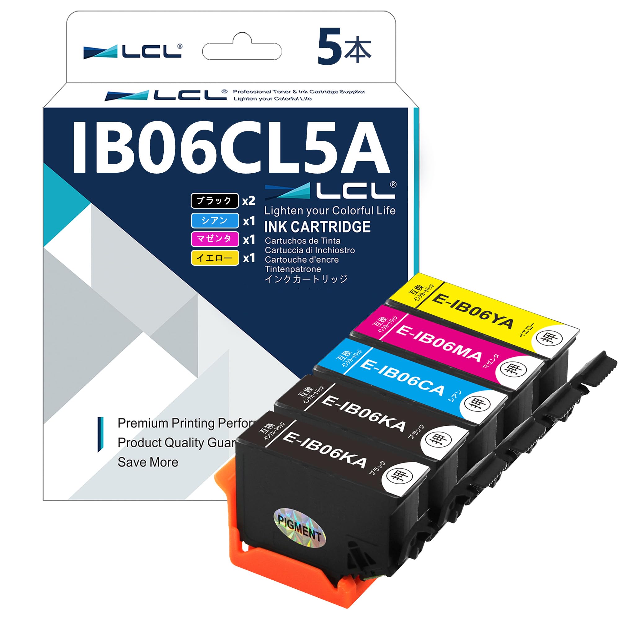 Amazon.co.jp: LCL エプソン用 IB06(メガネ) IB06CL5A IB06KA /CA/MA