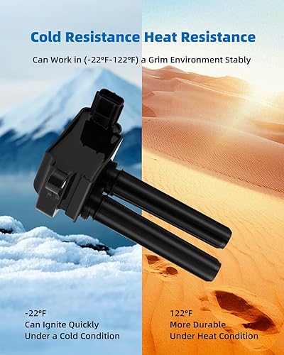 Miniatura 4 de ECCPP UF504 8 bobinas de encendido con 16 bujías de iridio para Chrysler para Dodge para Ram para Jeep 300 Aspen Challenger Durango Magnum Charger