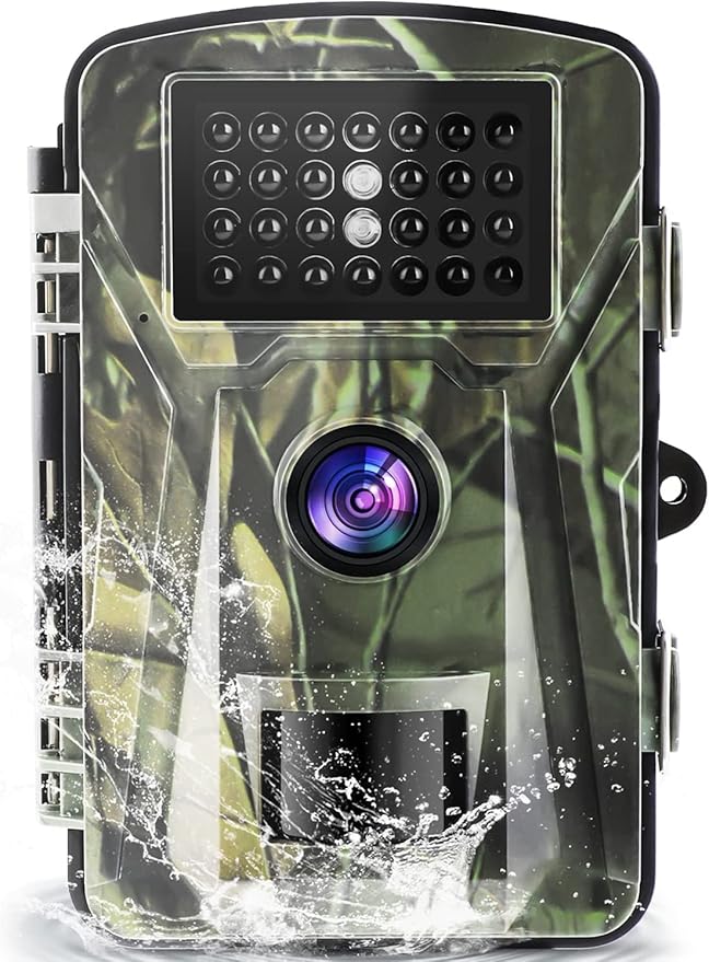 2x Kamera Set Für Wildbeobachtung 2x Wildkamera Campark TC12 – 36MP, 2K Video, Nachtsicht, Wetterfest Für Jagd & Natur Wildkamera Wlan
