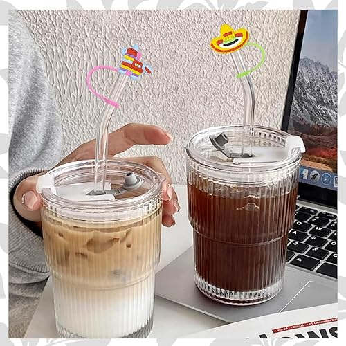 Miniatura 7 de 16 tapas de silicona reutilizables de grado alimenticio con temática del Cinco de Mayo, adecuadas para bolsas de recuerdo de fiesta, fiesta de