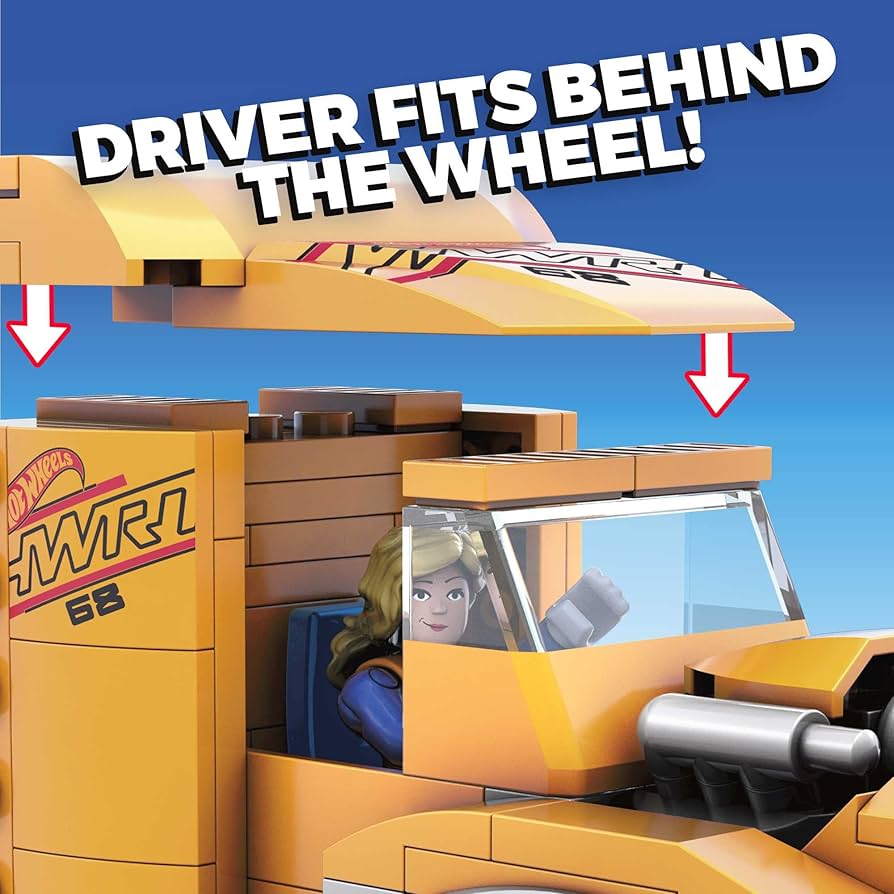 Mega Brands Hot Wheels 355-Piece Muscle Bound Building Set