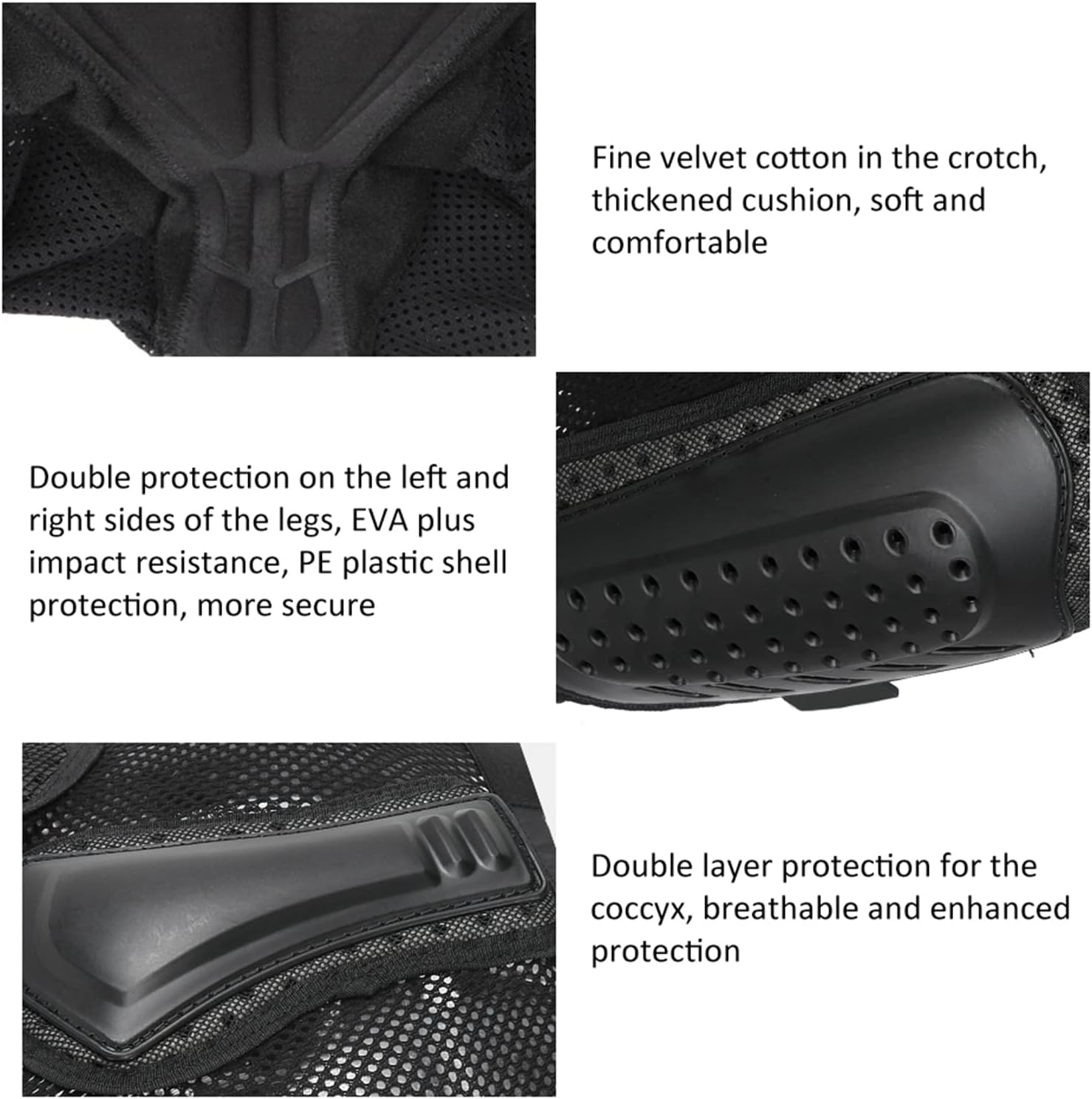 Skating Hip Protection, Multifunction Cycling Hip Pad Pants Thickened Skiing Hip Pad Roller Soft Hip Protection Pads Shorts for Snowboard